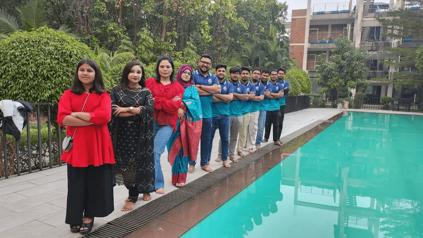 Team gathering outdoor